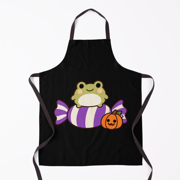Item preview, Cute Halloween Frog Sitting on Wrapped Candy designed and sold by AMICO77.