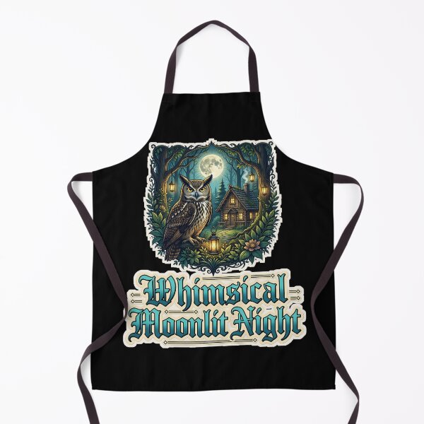 Item preview, Whimsical Moonlit Night — Whimsical Forest Scene designed and sold by DarkAgeArt.