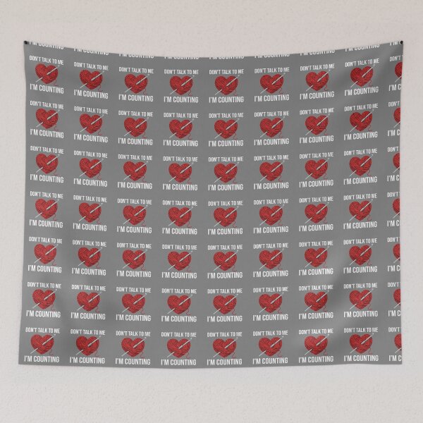 Item preview, Don't Talk To Me I'm Counting Crocheter Knitter Hobby Yarn Lover designed and sold by SofiBlair.