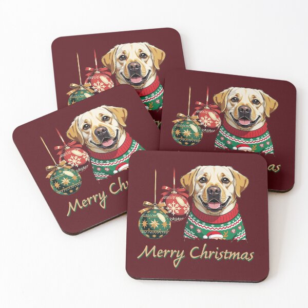 Item preview, Merry Christmas Labrador Retriever  designed and sold by DIGOR shop.