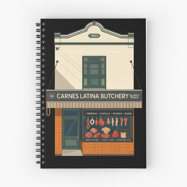 Item preview, Carnes Latinas Butchery designed and sold by SheaTilma.