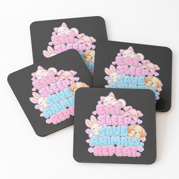 Item preview, Eat, Sleep, Save Animals, Repeat. designed and sold by Danielle Official.