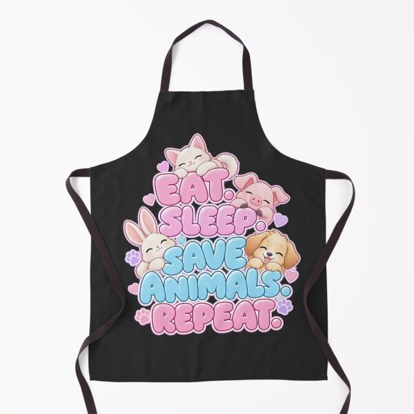 Item preview, Eat, Sleep, Save Animals, Repeat. designed and sold by Danielle Official.
