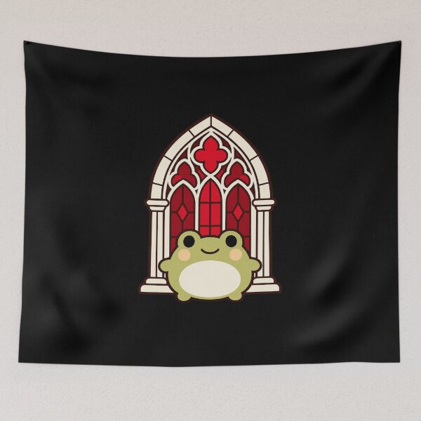 Item preview, Cute Gothic Frog Beneath an Arched Window designed and sold by AMICO77.