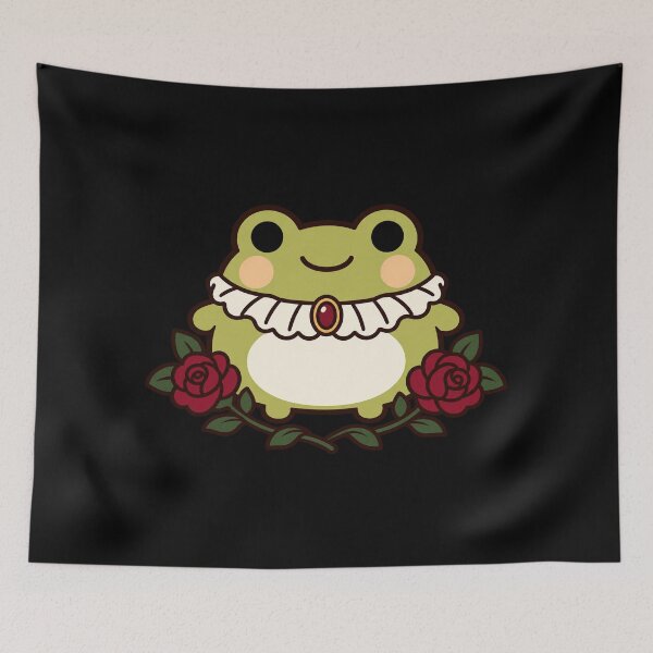 Item preview, Cute Gothic Frog with a Victorian Ruffled Collar designed and sold by AMICO77.