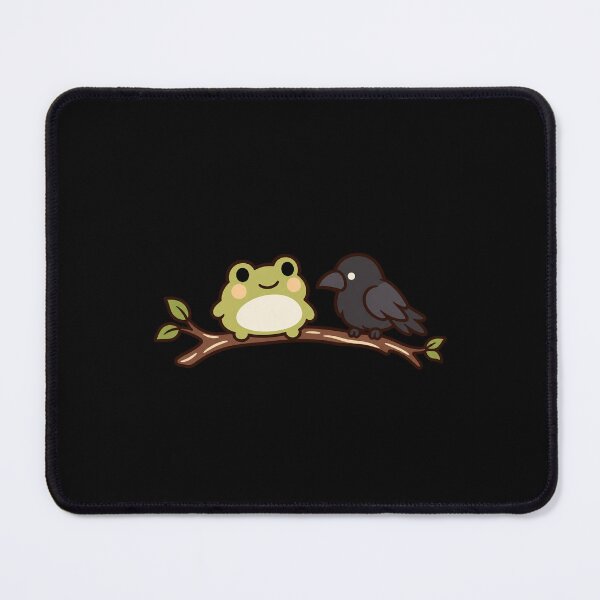 Item preview, Cute Gothic Frog and Raven on a Branch designed and sold by AMICO77.