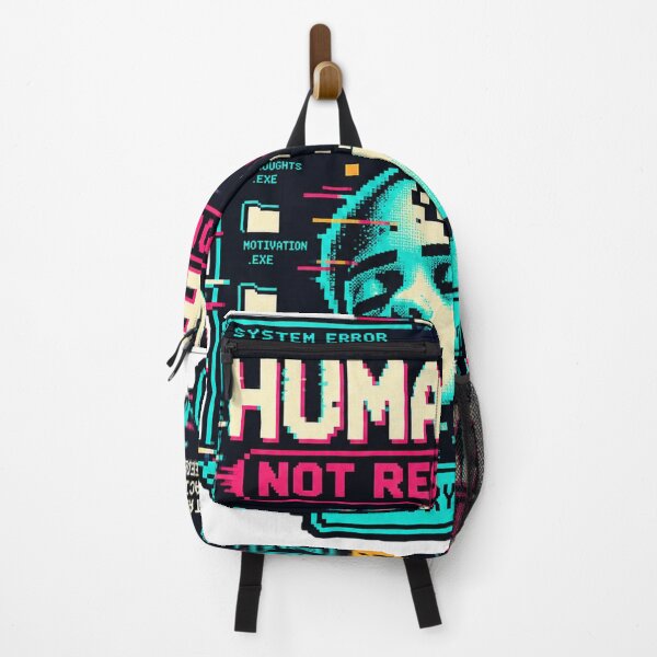 Item preview, Human.exe Not Responding – Retro Computer Glitch designed and sold by Azagthoth.