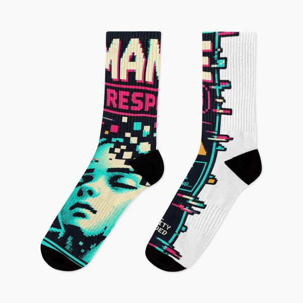 Item preview, Human.exe Not Responding – Retro Computer Glitch designed and sold by Azagthoth.