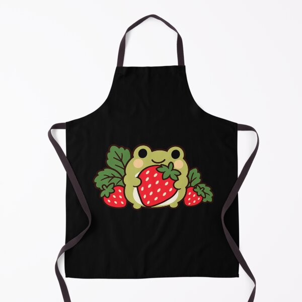 Item preview, Cute Cottagecore Frog Hugging a Ripe Strawberry designed and sold by AMICO77.