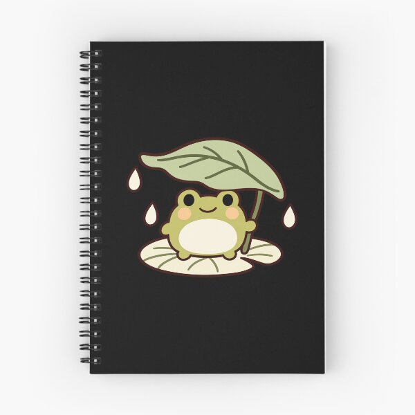 Item preview, Cute Cottagecore Frog Sheltering Under a Leaf designed and sold by AMICO77.