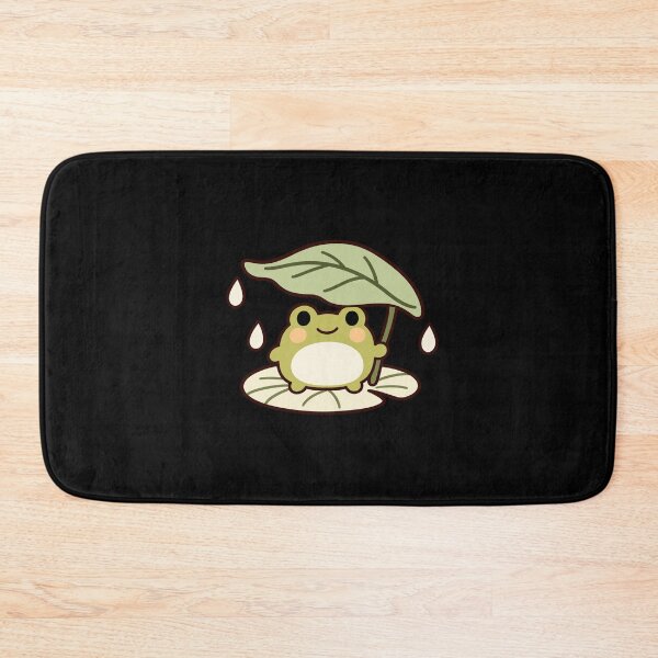 Item preview, Cute Cottagecore Frog Sheltering Under a Leaf designed and sold by AMICO77.
