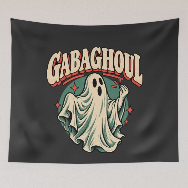 Item preview, Gabaghoul Retro Italian Ghost Gesture Halloween Humor designed and sold by AmiGraph.
