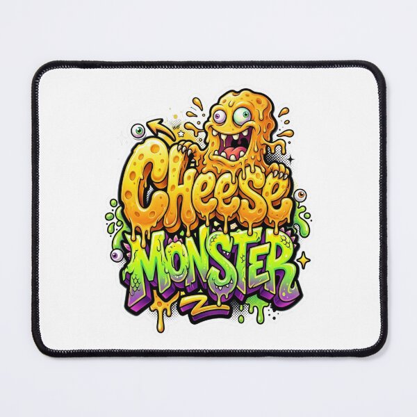 Item preview, Cheese Monster designed and sold by StickVerse by Owais.