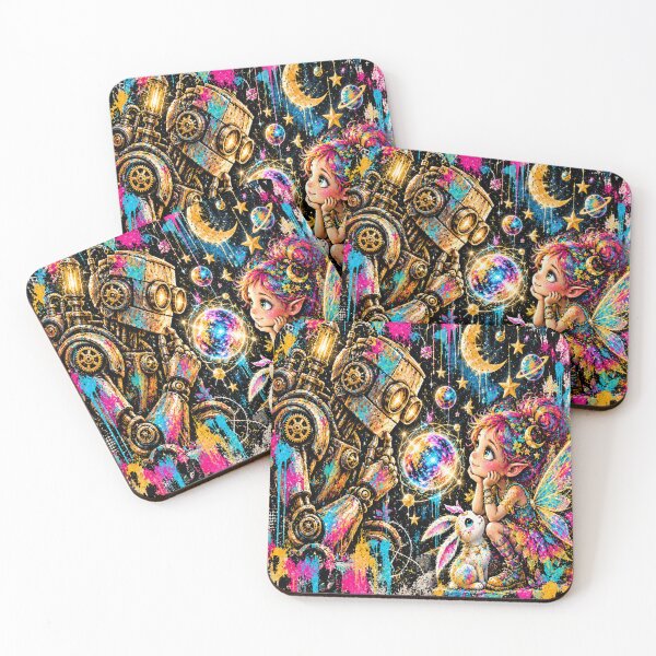Item preview, Cosmic Steampunk Muse - Surreal Collage Art designed and sold by Personiq Kaleido.