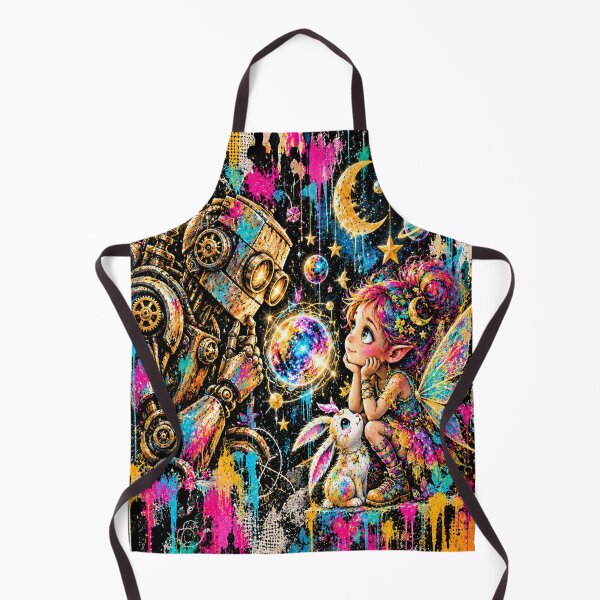 Item preview, Cosmic Steampunk Muse - Surreal Collage Art designed and sold by Personiq Kaleido.