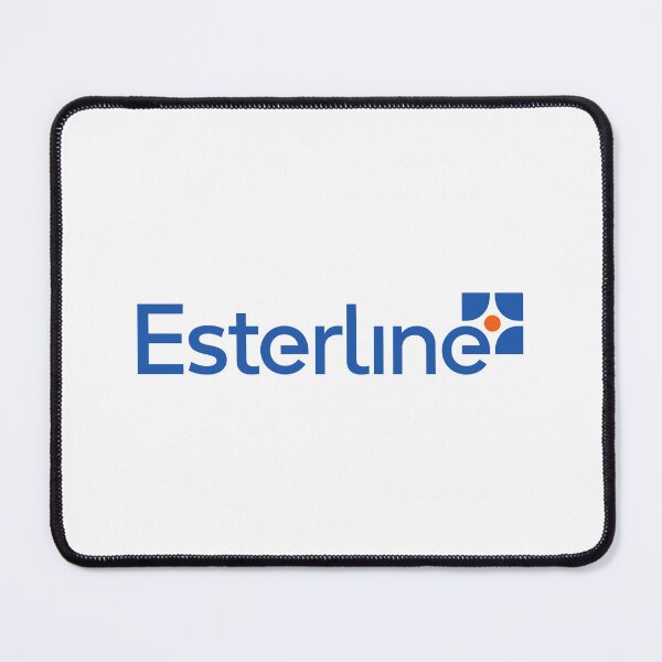 Item preview, Esterline Technologies Corporate Logo with Blue Lettering and Orange Dot Accent designed and sold by Laluna99.