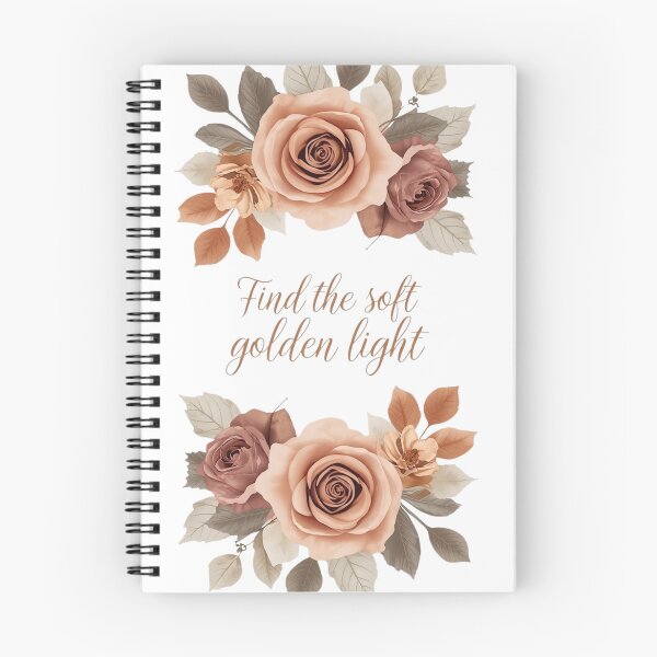 Item preview, Warm Terracotta Rose Frame Quote designed and sold by OlesiaCraft.