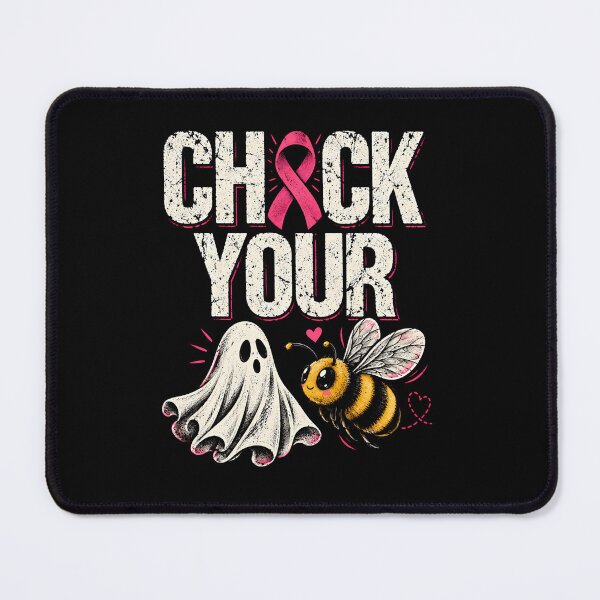 Item preview, Breast Cancer Awareness Check Your Boo Bees Ghost Halloween designed and sold by RealestInternet.