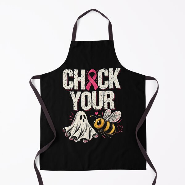 Item preview, Breast Cancer Awareness Check Your Boo Bees Ghost Halloween designed and sold by RealestInternet.