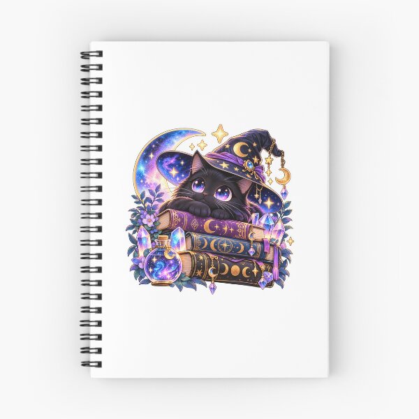 Item preview, Mystical Black Cat Witch Fantasy Sticker designed and sold by Sari Ramayani.