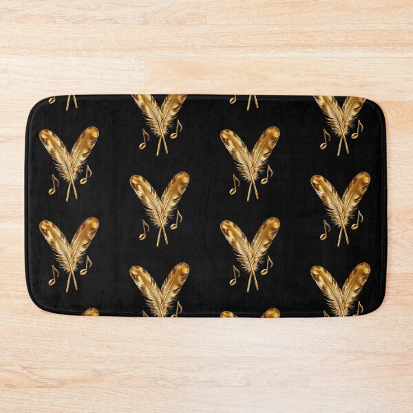 Item preview, Solenne Gold Feathers and Musical Notes designed and sold by Solenne Music.