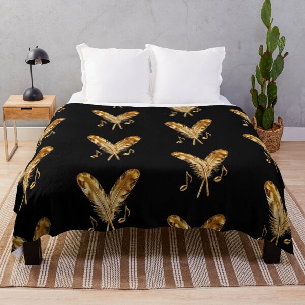 Item preview, Solenne Gold Feathers and Musical Notes designed and sold by Solenne Music.