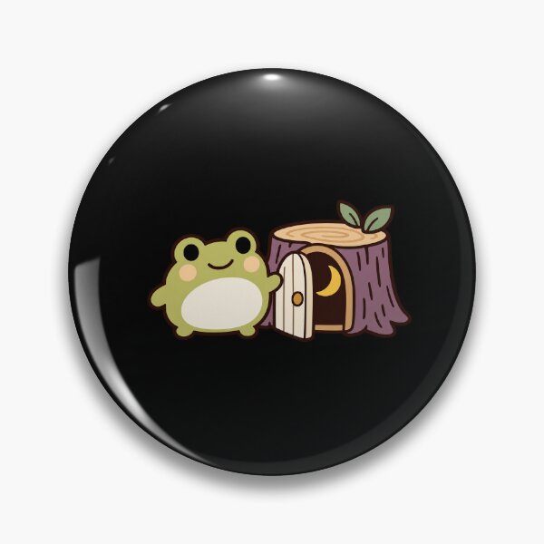 Item preview, Cute Witchy Frog Opening a Magical Tree Door designed and sold by AMICO77.
