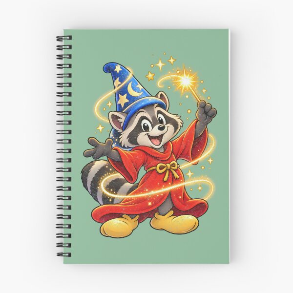 Item preview, Raccoon Wizard – Whimsical Starlight Magic designed and sold by AwesomeBeyondLimits.