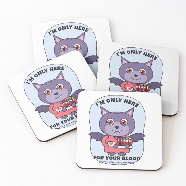 Item preview, I'm Only Here for Your Blood. Cute Bat Phlebotomist designed and sold by atedesigns.