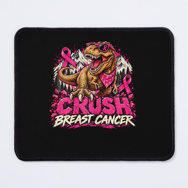 Item preview, Crush Breast Cancer Awareness T-Rex Dinosaur Toddler Boy Kid designed and sold by RealestInternet.