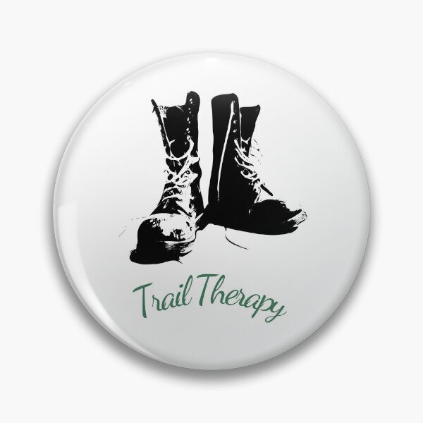 Item preview, Trail Therapy – Hiking Lifestyle Typography designed and sold by J-Nature-Vibes.
