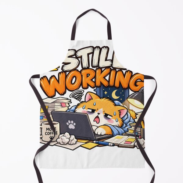 Item preview, Still Working – Funny Hamster Working Late 메인 태그 designed and sold by Moonya26.