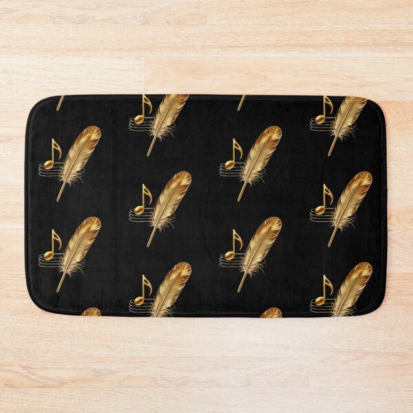 Item preview, Solenne Gold Feathers and Musical Note designed and sold by Solenne Music.