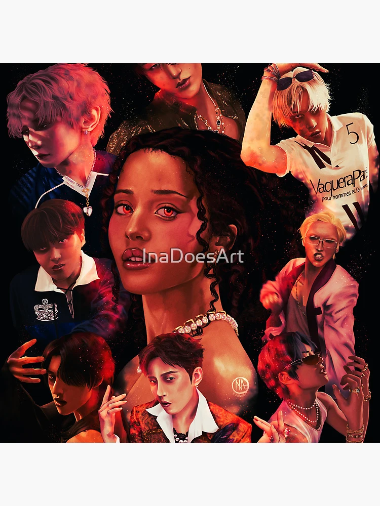 Thumbnail 5 of 5, Coasters (Set of 4), BAD - ATEEZ designed and sold by InaDoesArt.