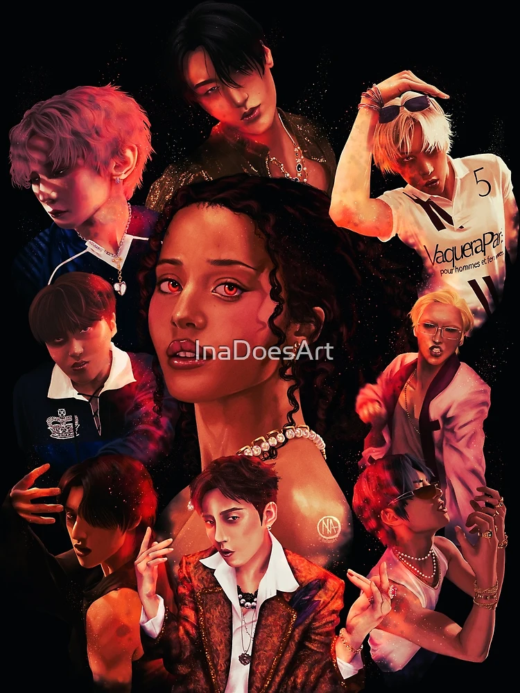 Thumbnail 3 of 3, Poster, BAD - ATEEZ designed and sold by InaDoesArt.