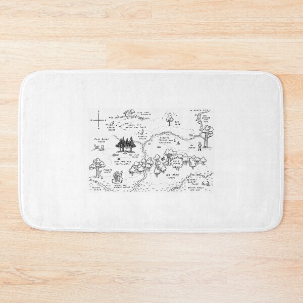 Item preview, Winnie The Pooh: Map of the Woods designed and sold by rogerstrawberry.