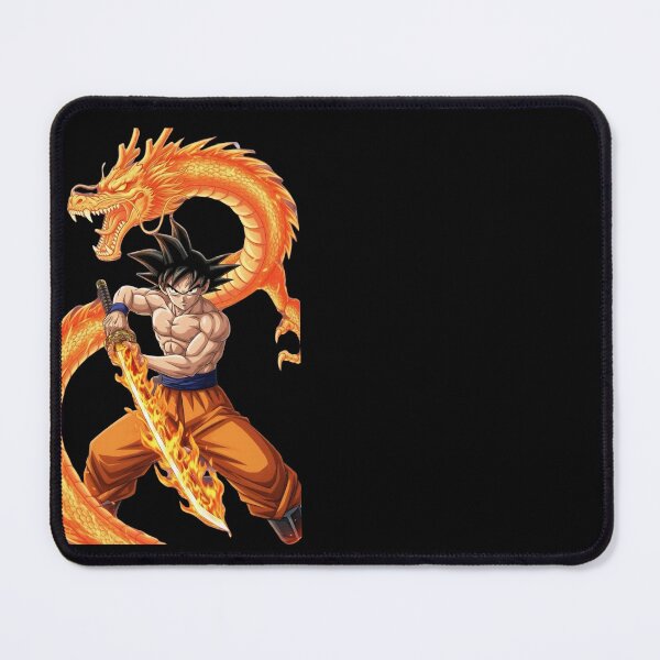 Item preview, Dragon Ball Super Goku with Golden Dragon Illustration designed and sold by RendszikeStudio.