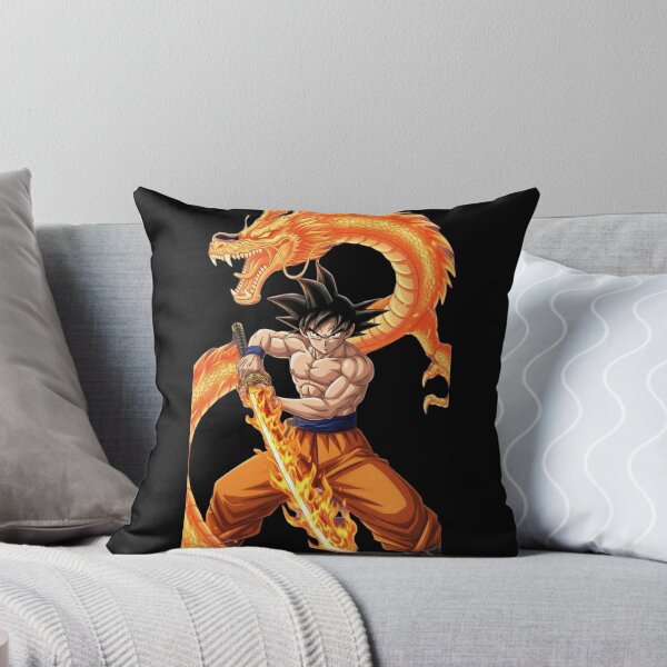 Item preview, Dragon Ball Super Goku with Golden Dragon Illustration designed and sold by RendszikeStudio.