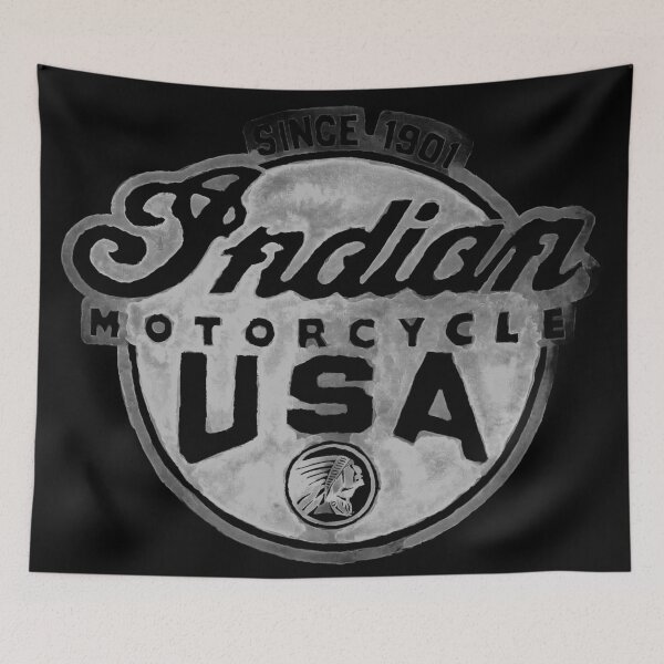 Item preview, 1928 Indian Scout 101 Ultra Vintage Watercolor Badge designed and sold by EdGraphy.