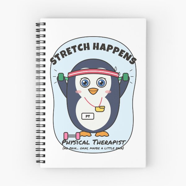 Item preview, Stretch Happens. Funny Penguin Physical Therapist designed and sold by atedesigns.