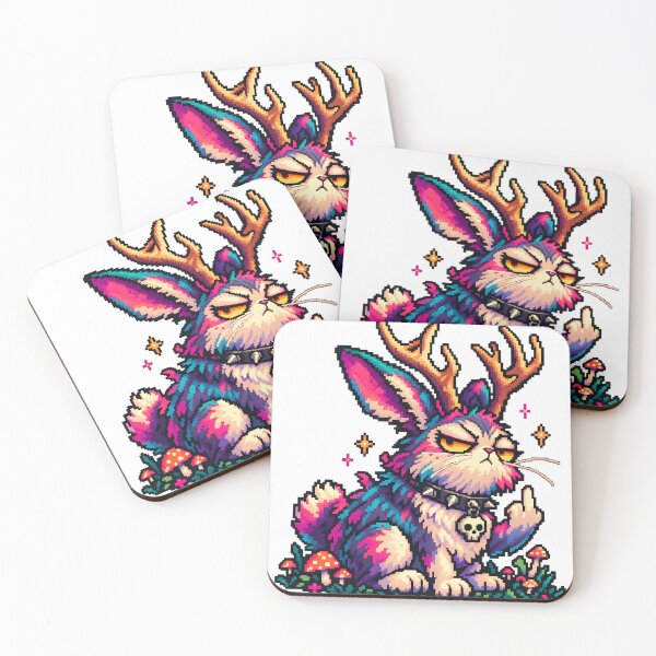 Item preview, Sarcastic Pixel Jackalope designed and sold by TOMSZE.