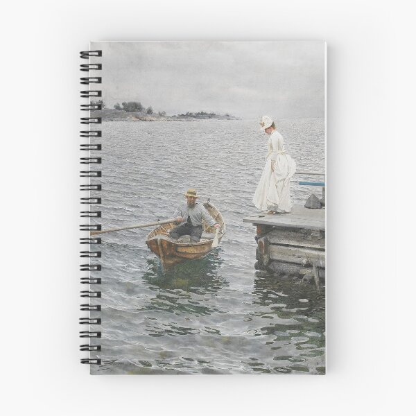 Item preview, Vintage Seaside Wall Art, Sommarnöje by Anders Zorn, Swedish Impressionist Coastal Paintingrt designed and sold by RickE.