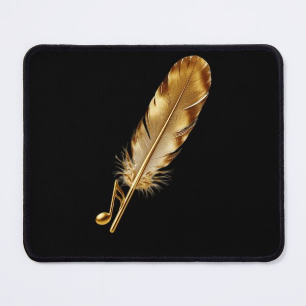 Item preview, Solenne Gold Feather and Musical Note designed and sold by Solenne Music.