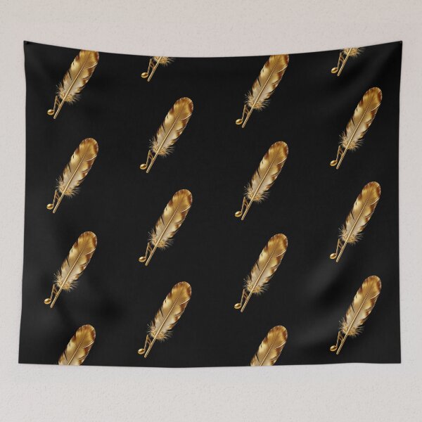 Item preview, Solenne Gold Feather and Musical Note designed and sold by Solenne Music.