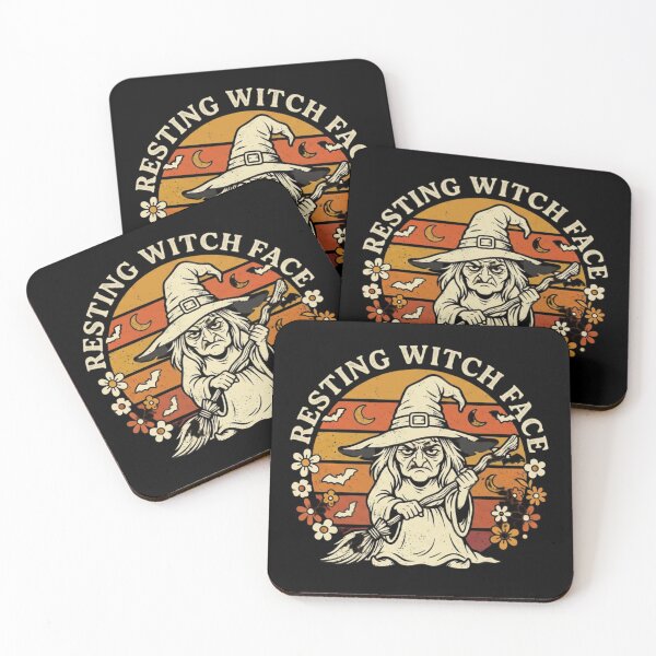 Item preview, Funny Witch Resting Witch Face Halloween Retro Humor Gift designed and sold by Im-Ara.