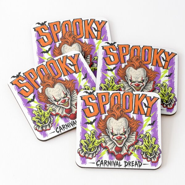 Item preview, Spooky Carnival Dread Scary Clown Halloween Horror designed and sold by DesignArtist.ia.