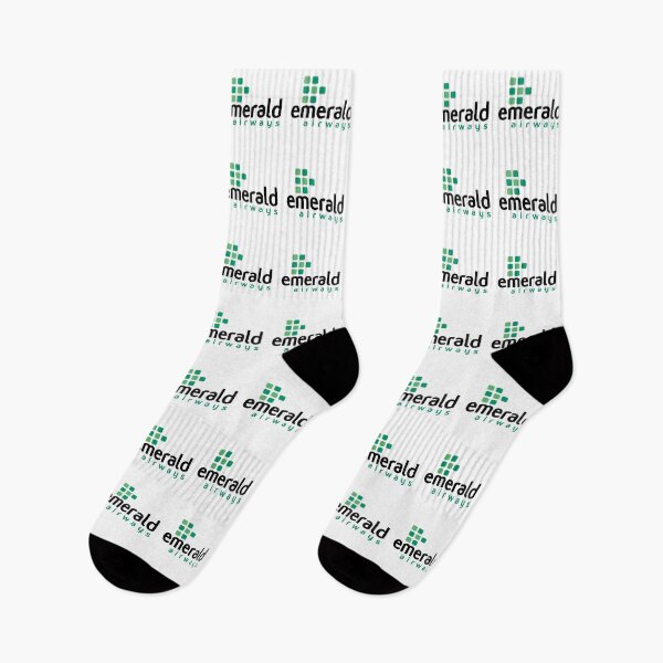 Item preview, Emerald Airways Cargo Airline Logo with Green Square Pattern and Black Lettering designed and sold by Laluna99.