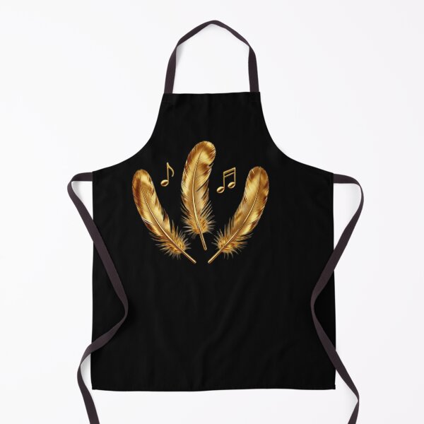 Item preview, Solenne Gold Feathers and Musical Notes designed and sold by Solenne Music.