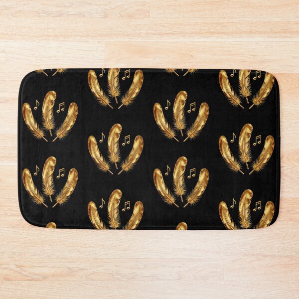 Item preview, Solenne Gold Feathers and Musical Notes designed and sold by Solenne Music.