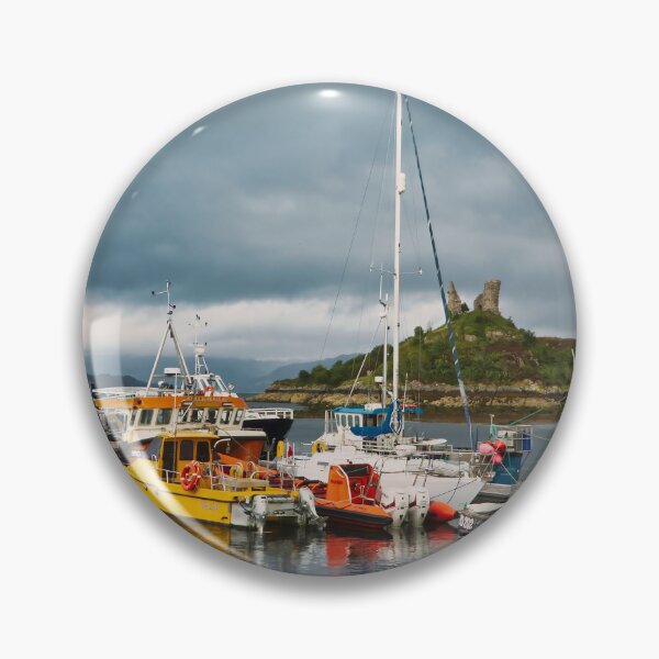 Item preview,  Colour Beneath Highland Skies – Kyleakin Harbour, Isle of Skye, Scotland designed and sold by photoart1854.